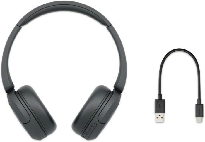 Sony WH-CH520 Wireless Bluetooth Headphones - up to 50 Hours Battery Life with Quick Charge, On-ear style - Black - Image 7